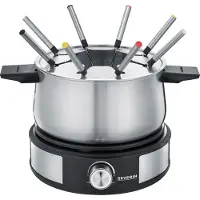 Severin FO 2471 - Fonduegryde/crepemaskine - 1.5 kW - sort