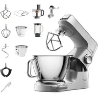 Kenwood KVC85.594SI, Bordmixer, Sølv, Slå, Ælte, Mikse, 5 L, 1200 W, 395 mm