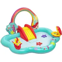 Bestway 91097 / 23, Oppusteligt legecenter, 2 År, Polyvinylchlorid (PVC), Blå
