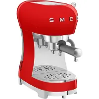 Smeg 50's Style espressomaskine Rød