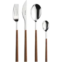 Pintinox bestik, 24 dele Sushi Queen Mahogany