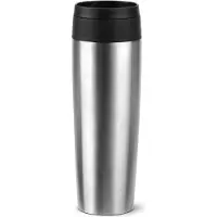 EMSA Isoleret krus TRAVEL MUG Classic, 0,5 L., rustfrit stål af høj kvalitet, vakuumisoleret krop af rustfrit stål, kan skylles - 1 stk (N20219)