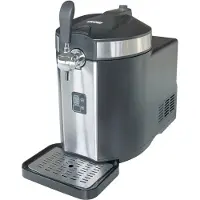 Unold Franzl, 5 L, Udkast til øldispenser, Plast, Rustfrit stål, Sort, Rustfrit stål, 1,25 m, Sort