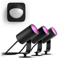 Philips Bundle: 3 Lily Spot + Outdoor Sensor