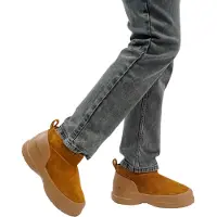 Moon boot - Støvler og ankelstøvler dame - Luna Low Boot Suede Cognac til Unisex - Størrelse 41 - Brun