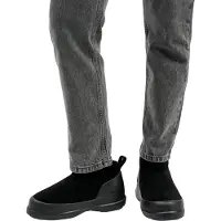 Moon boot - Støvler og ankelstøvler dame - Luna Low Boot Suede Black til Unisex - Størrelse 41 - Sort