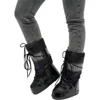 Moon Boot - Afterski - Icon Glance Black til Unisex - Størrelse 39-41