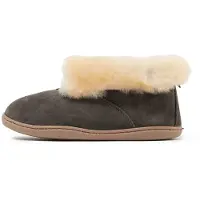 Minnetonka Hjemmesko 'Sheepshin' beige / grå
