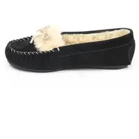 Gooce Mokassin 'Joia' creme / sort
