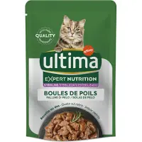 Affinity Ultima Ultima Cat Expert Nutrition Hairball Okse & Laks - Økonomipakke: 44 x 70 g