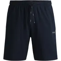 BOSS Shorts i bomuld med stræk og broderet logo