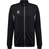 Hummel Sportssweatjakke 'Authentic' grå / sort / hvid