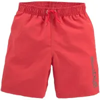 s.Oliver Badeshorts mørkegrå / rød