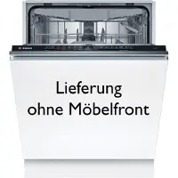 Bosch SMV2HVX02E - Opvaskemaskine - Sort, Rustfrit stål
