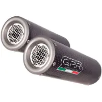Gpr Exhaust Systems M3 Poppy Ducati Monster 796 10-14 Ref:d.95.m3.pp Stainless Steel Slip On Homologeret Lyddæmper