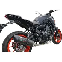 Gpr Exhaust Systems Furore Evo4 Poppy Yamaha Mt 07 21-22 Ref:e5.y.225.cat.fp4 Homologeret Fuldlinjesystem
