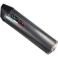 Gpr Exhaust Systems Furore Poppy Honda Xr 600 R 91-99 Ref:h.82.fupo Oval Lyddæmper Typegodkendt