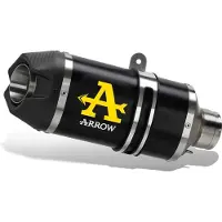 Arrow Indy Race Aluminium Dark With Carbon End Cap Ktm Duke 125/390 ´21-23 Homologeret Lyddæmper