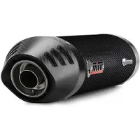 MIVV Oval Yamaha Fz6/fz6 Fazer 2004-11 Uy.015.l3c Homologeret Slip On Lyddæmper