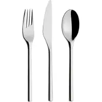 Iittala Artik dessertbestik gaveæske 12 dele Blank