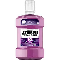 Listerine Total Care Anticavity fluorid mundskyl 6 Fordele i 1 oral skylning hj?lper med at dr?be 99% af d?rlig ?nde bakterier forhindrer hulrum