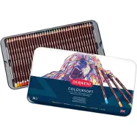 Derwent Coloursoft - med 36 stk. i tinæske