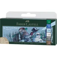 Faber-Castell 167176, 6 farver, Blå, Brun, Blå, Grøn, Grå, Hvid, Flerfarvet, Rund, Plast, Voksne & børn