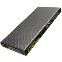 Nitecore CARBO 10000, 10000 mAh, Lithium-Ion (Li-Ion), Power Delivery, 3,85 V, 38 W, Grå