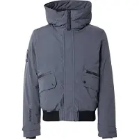 Superdry Superdrytil mænd. M5011908A City grå quiltet bomberjakke (XL), Casual, Genanvendt polister, Bæredygtig