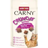 Animonda Carny Adult Crunchy - Økonomipakke: 10 x 50 g kylling + laks