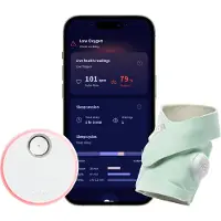 Owlet Išmani kūdikio kojinė „Dream Sock“, mėtų spalvos