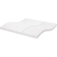 vidaXL skummadras 200x200 cm 7 zoner hårdhed 20 ILD hvid