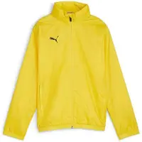 Puma Jakke teamGOAL All Weather - Gul/Sort Børn, størrelse 164 cm