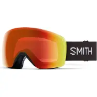 Smith - Skibriller - Skyline Black Chromapop Everyday Red Mirror til Unisex - Sort