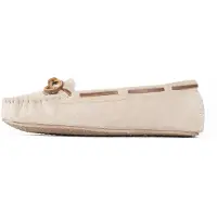 Minnetonka Hjemmesko 'Cally' beige / lysebrun