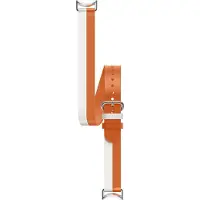 Xiaomi - Urrem for aktivitetssporer - 140 - 180 mm - hvid, orange - for Smart Band 8, Smart Band 9