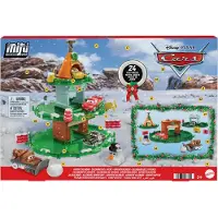 Disney og Pixar Cars Minis Adventskalender med 24 stykker overraskelser inkluderer 4 Toy Mini Cars Stackable Track & Storytelling tilbehør