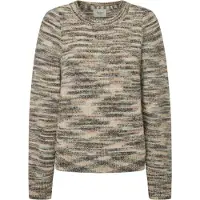 Pepe Jeans Pepe Jeanstil kvinder. PL702187 Hindy beige trøje (XS), Casual, Polyester