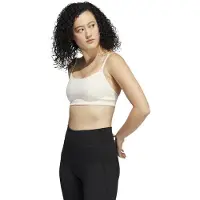 Adidas Sports Bh Yoga Studio - Hvid Kvinde, størrelse 2XL A-C