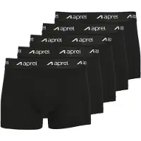 Aprel Boksershorts sort / hvid