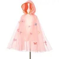Souza Udklædning - Fe-kappe - Lilyanne - Rosa/Sommerfugle - - 5-7 år (110-122) - Udklædning