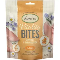 Lukullus Vitality Bites - Digestion: Kylling (kornfri) - Økonomipakke: 3 x 200 g