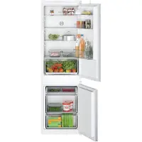 Bosch Serie | 2 KIV86NSE0 - Køleskab/fryser - bund-fryser - til indbygning - niche - bredde: 56 cm - dybde: 55 cm - højde: 177.5 cm - 267 liter - Klasse E