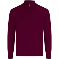CASH-MERE.CH Pullover burgunder