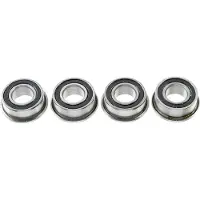Revtec Chrome Steel Abec 3 Rubber Shielded Flanged Mf105-2rs Kugleleje 4 Enheder