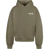 MJ Gonzales Sweatshirt 'Discipline Dynasty' lysegrå / mørkegrå / oliven / hvid