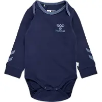 Hummel Body l/æ - hmlMaule - Blå - - 1½ år (86) - Body L/Æ