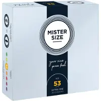 Mister Size Glatte Ekstra Tynde Kondomer I Størrelse 53 36 Enheder