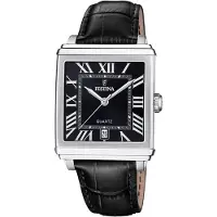 Festina Herreur F20681-3 Classic Sort/Læder