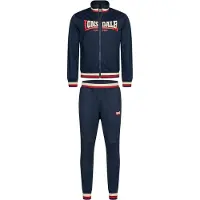 Lonsdale Joggingdragt 'Poolewe' lysebeige / navy / cranberry